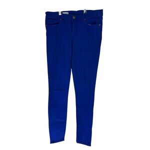 GAP Legging Jeans Cobalt Blue Skinny Lightweight To Ankle Casual Pants Size 29/8